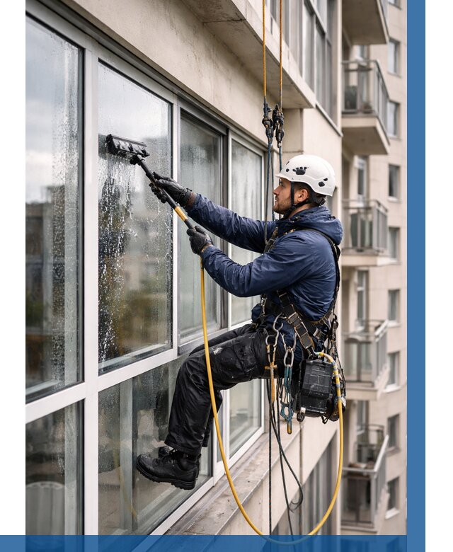 Мойка балконного остекления в Пыти-Яхах от 3561 р. | ВЫСОТНИК-Пть