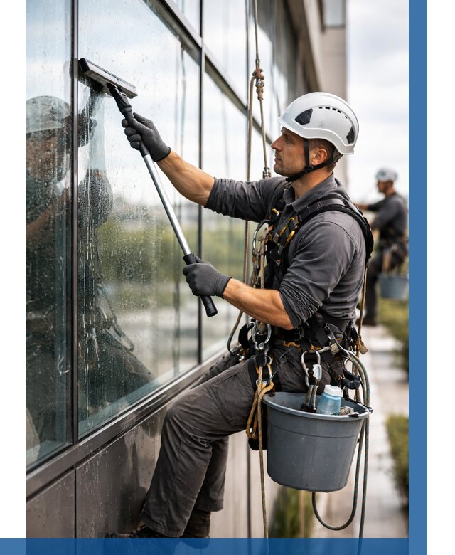Мойка стеклянных фасадов в Пыти-Яхах от 203 р. | ВЫСОТНИК-Пть