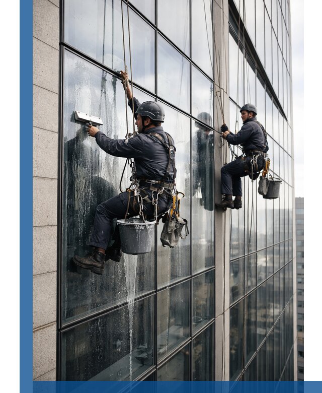 Профессиональная мойка стеклянных фасадов зданий в Пыти-Яхах