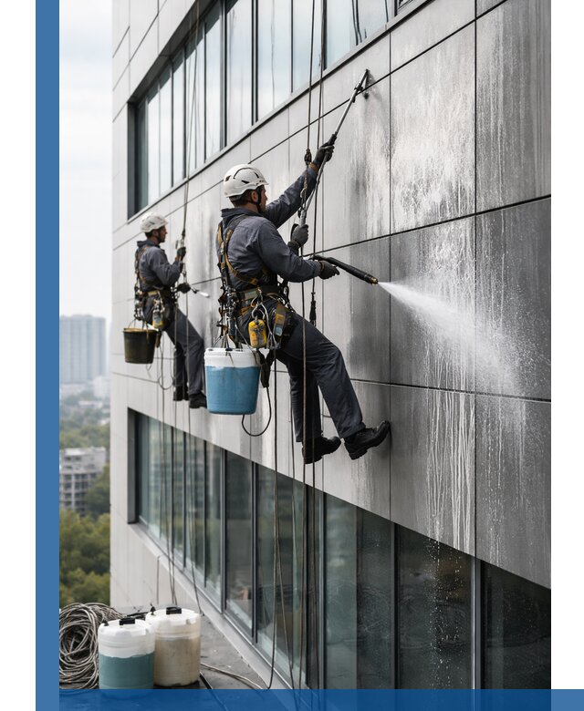 Профессиональная мойка вентилируемых фасадов в Пыти-Яхах