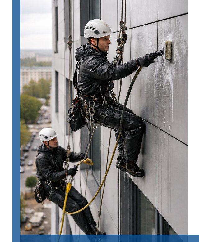 Профессиональная мойка фасада из композита в Пыти-Яхах
