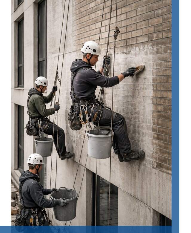 Удаление высолов с фасада в Пыти-Яхах от 254 р. | ВЫСОТНИК-Пть