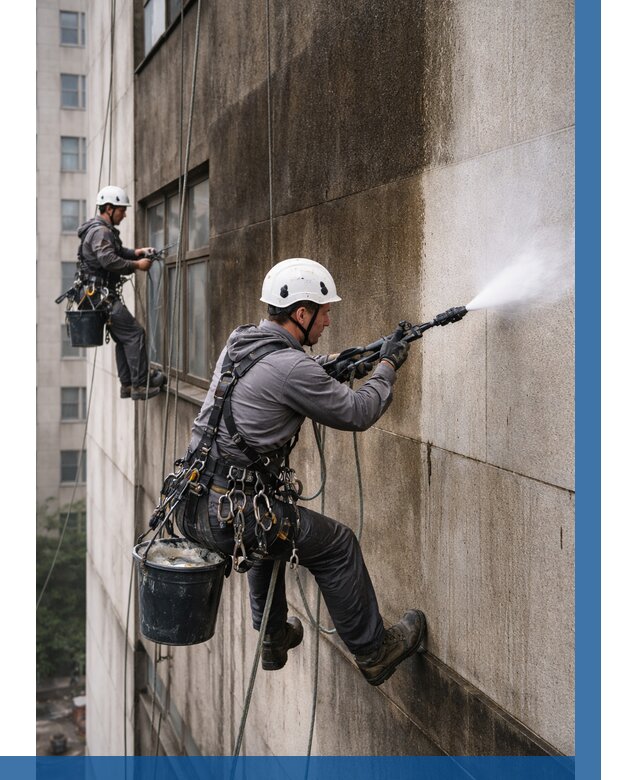 Очистка фасада от копоти в Пыти-Яхах от 254 р. | ВЫСОТНИК-Пть