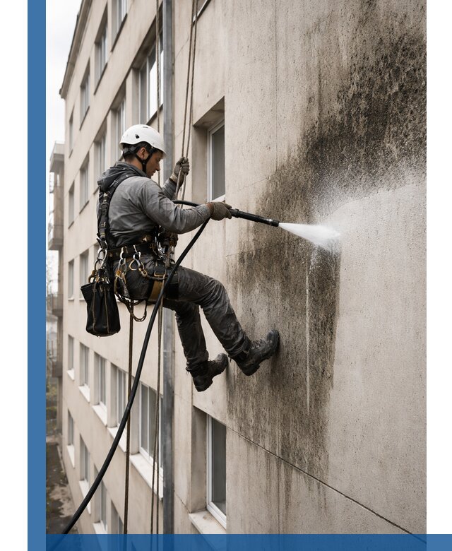 Профессиональная очистка фасадов от плесени в Пыти-Яхах