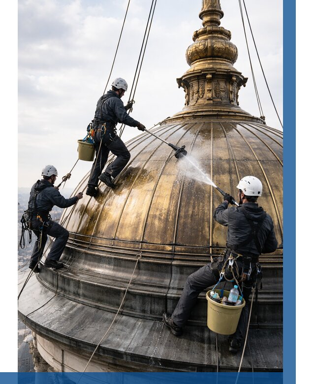 Мойка куполов и шпилей в Пыти-Яхах от 8138 р. - заказать | ВЫСОТНИК-Пть