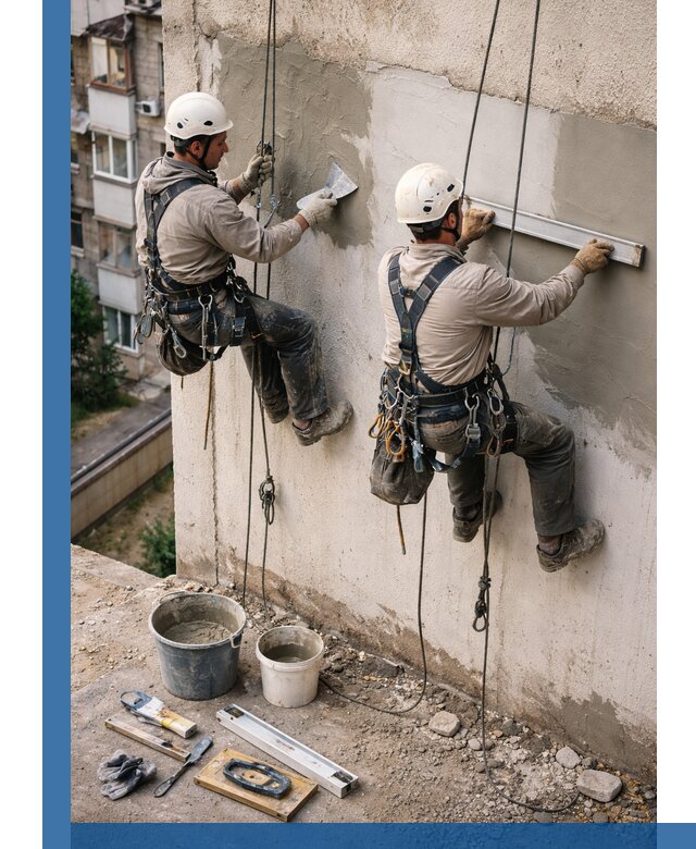 Комплексный ремонт штукатурного фасада с гарантией в Пыти-Яхах