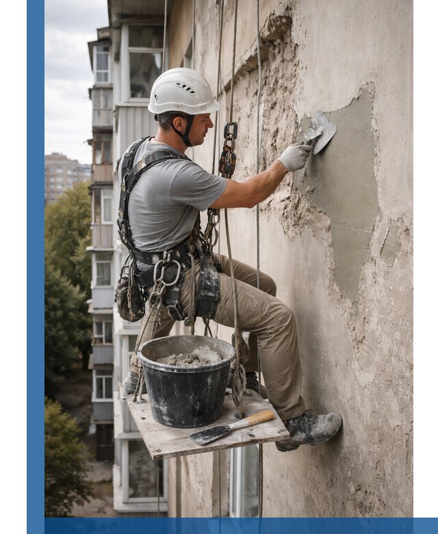 Восстановление фасадной штукатурки в Пыти-Яхах с гарантией качества