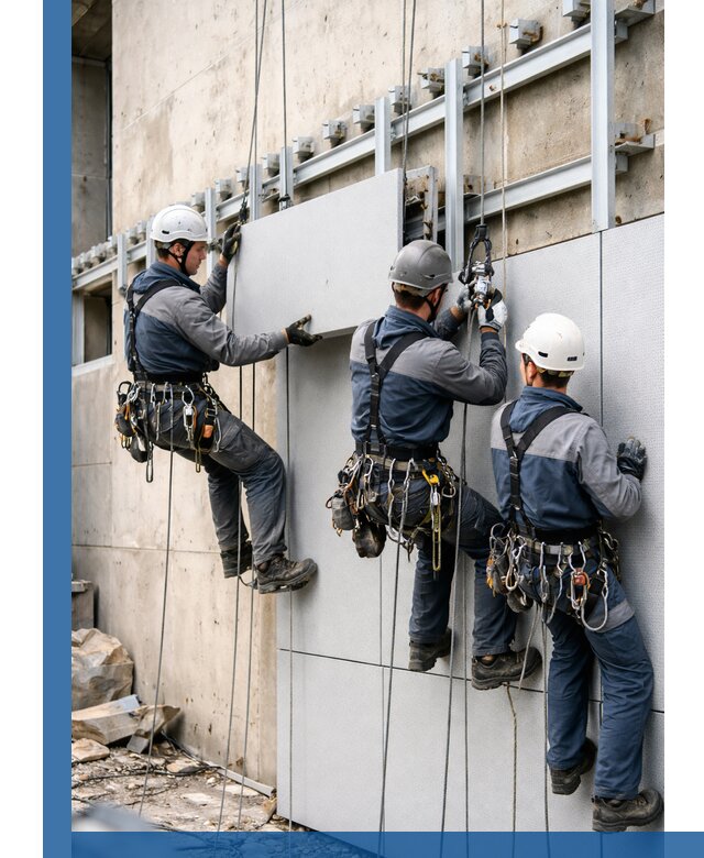 Монтаж вентилируемого фасада в Пыти-Яхах под ключ с гарантией качества