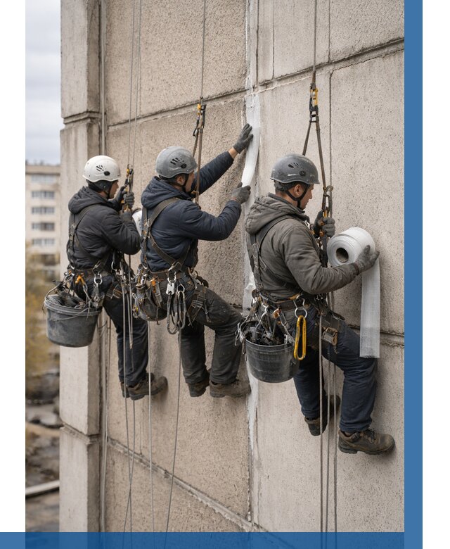 Ремонт межпанельных швов в Пыти-Яхах от 763 р. | ВЫСОТНИК-Пть