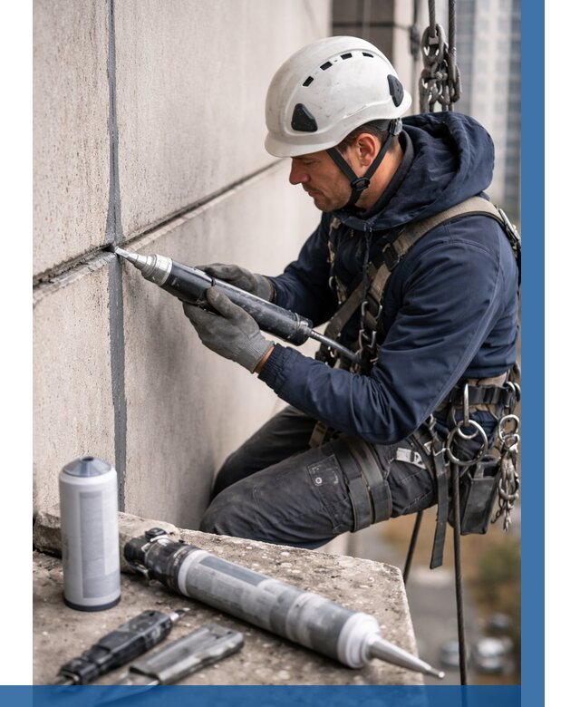 Вторичная герметизация швов в Пыти-Яхах от 458 р. | ВЫСОТНИК-Пть