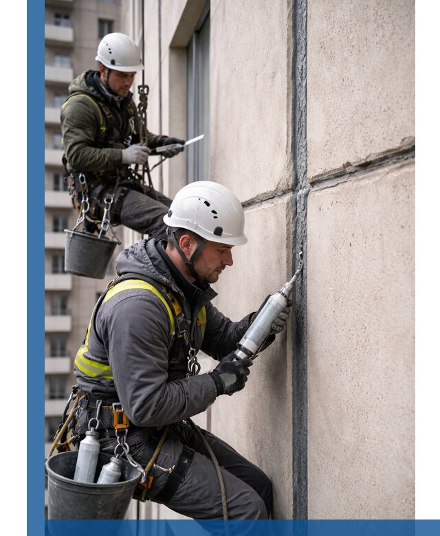 Герметизация деформационных швов фасада в Пыти-Яхах качественно
