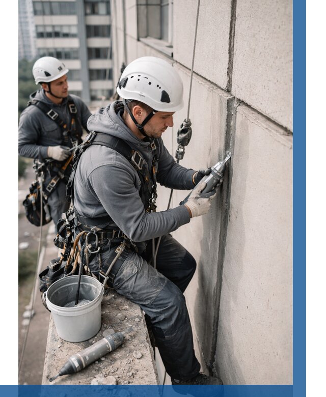 Ремонт деформационных швов здания в Пыти-Яхах от 1017 р. | ВЫСОТНИК-Пть