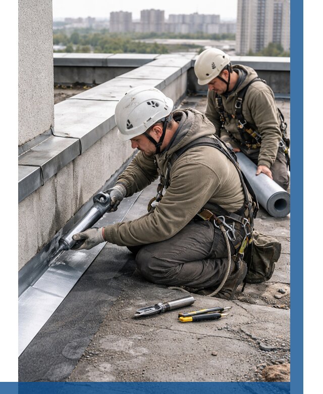 Ремонт кровельных примыканий в Пыти-Яхах от 1221 р. | ВЫСОТНИК-Пть