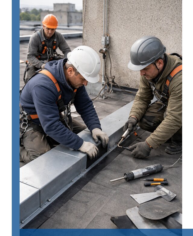 Ремонт кровельных примыканий в Пыти-Яхах профессионально