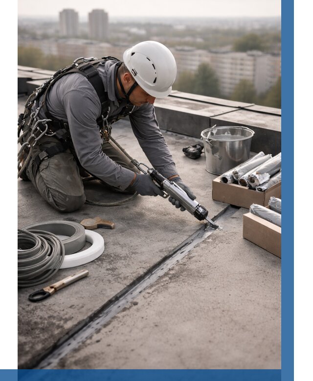 Герметизация швов кровли в Пыти-Яхах от 458 р./м2 | ВЫСОТНИК-Пть