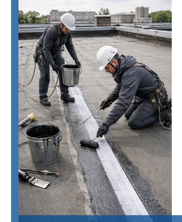 Гидроизоляция кровли мастикой в Пыти-Яхах надежная защита