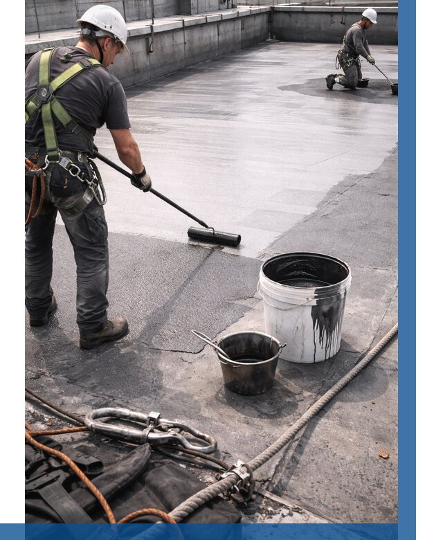 Гидроизоляция кровли жидкой резиной в Пыти-Яхах от 509 р. | ВЫСОТНИК-Пть