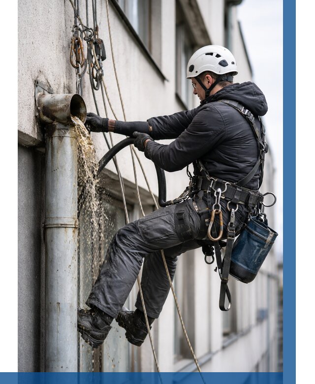 Прочистка водосточных труб в Пыти-Яхах от 3561 р. | ВЫСОТНИК-Пть