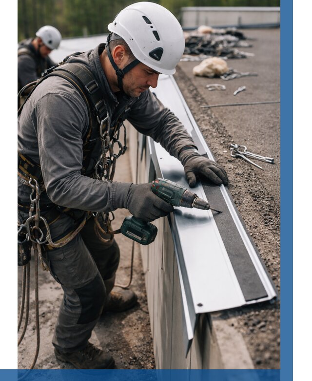 Монтаж капельника на кровле в Пыти-Яхах от 305 р. | ВЫСОТНИК-Пть