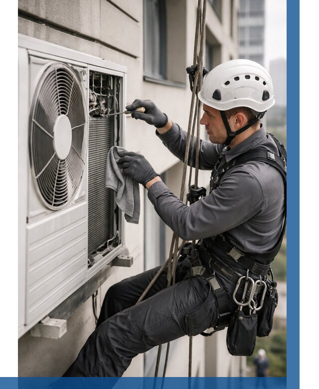 Обслуживание внешнего блока кондиционера в Пыти-Яхах от 2747 р.ВЫСОТНИК-Пть