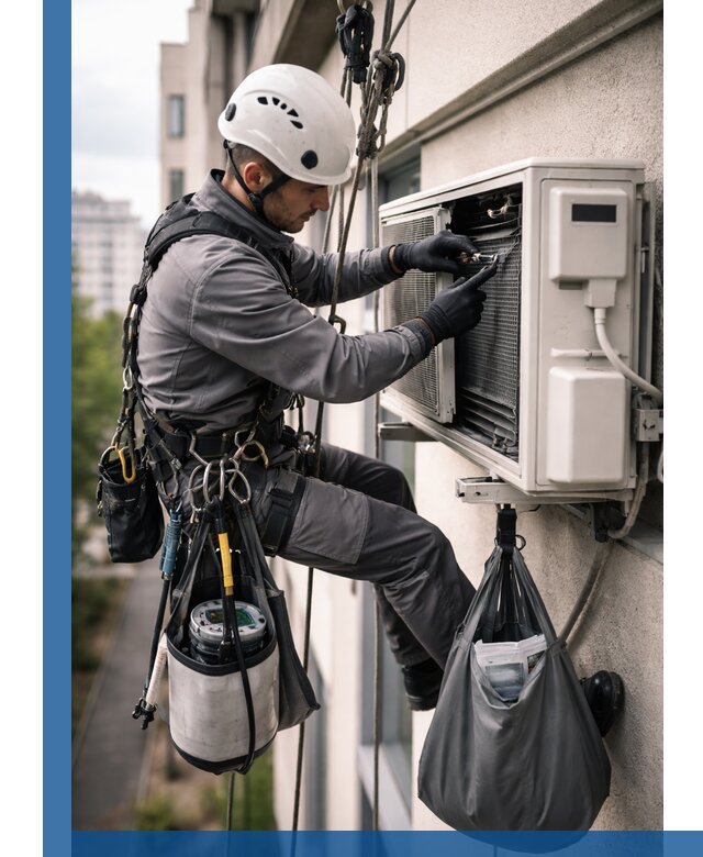 Обслуживание внешнего блока кондиционера в Пыти-Яхах профессионально