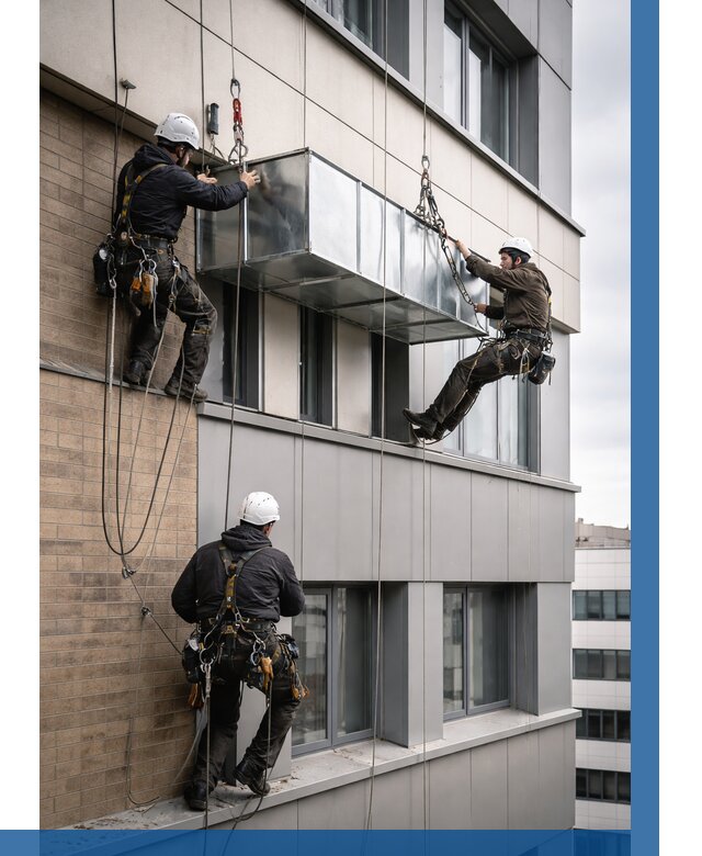 Монтаж воздуховодов на фасаде в Пыти-Яхах от 1526 р. | ВЫСОТНИК-Пть