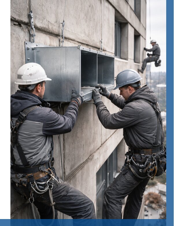 Монтаж вентиляционных коробов в Пыти-Яхах от 3052 р. | ВЫСОТНИК-Пть