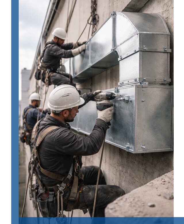 Профессиональный монтаж вентиляционных коробов в Пыти-Яхах под ключ