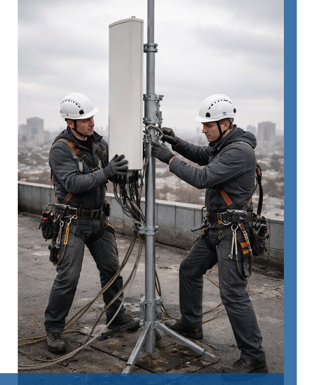 Монтаж антенн связи на крыше в Пыти-Яхах от 8647 р. | ВЫСОТНИК-Пть