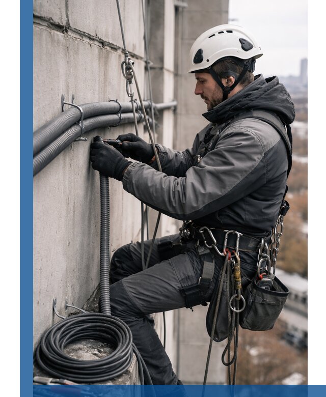 Профессиональный монтаж гофры для кабеля в Пыти-Яхах с гарантией