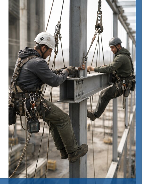 Монтаж металлоконструкций на высоте в Пыти-Яхах от 3561 р. | ВЫСОТНИК-Пть