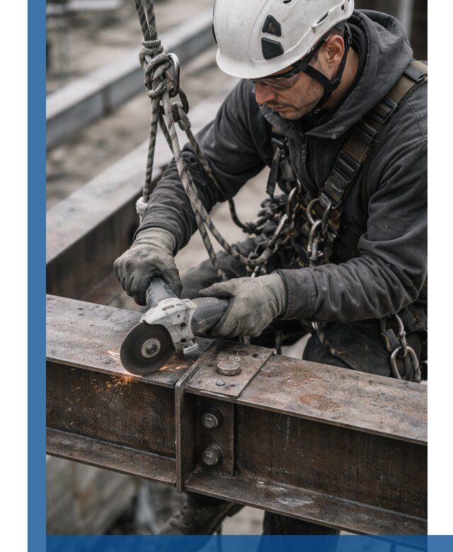 Резка металла на высоте в Пыти-Яхах для зданий и конструкций