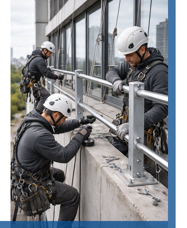 Монтаж ограждений на высоте в Пыти-Яхах, от 1221 р. | ВЫСОТНИК-Пть