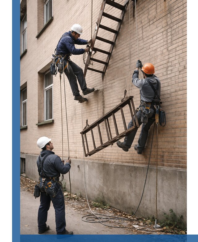 Демонтаж пожарной лестницы в Пыти-Яхах быстро и безопасно