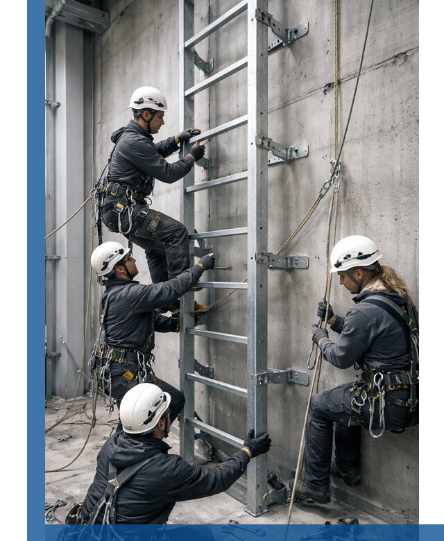 Монтаж металлических лестниц в Пыти-Яхах под ключ со гарантией