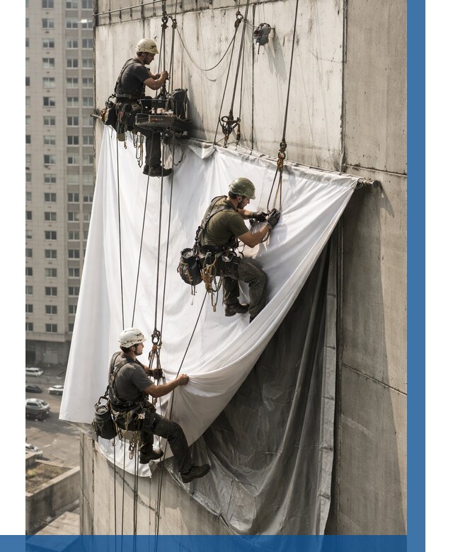 Замена баннерного полотна в Пыти-Яхах от 6612 р. | ВЫСОТНИК-Пть—заказать