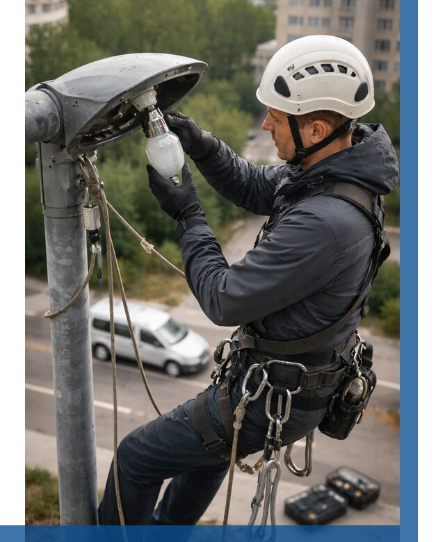 Замена ламп на высоте в Пыти-Яхах от 2543 р. | ВЫСОТНИК-Пть