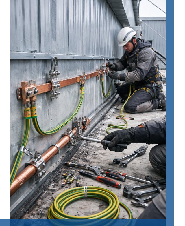 Монтаж заземления здания в Пыти-Яхах от 25433 р. | ВЫСОТНИК-Пть