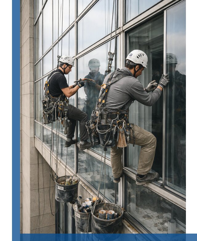 Ремонт витражных конструкций и фасадного остекления в Пыти-Яхах