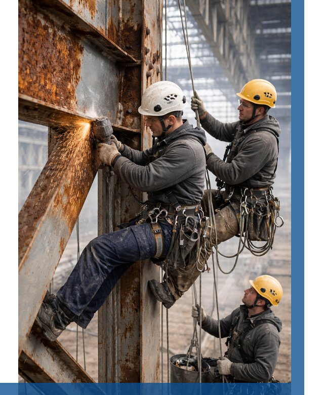 Зачистка металла от ржавчины в Пыти-Яхах от 356 р. | ВЫСОТНИК-Пть