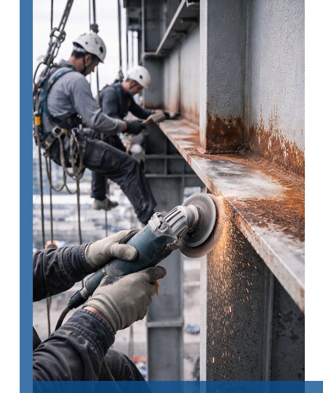 Зачистка металла от ржавчины и подготовка поверхностей в Пыти-Яхах