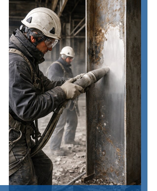 Удаление старой краски с металла в Пыти-Яхах от 458 р. | ВЫСОТНИК-Пть