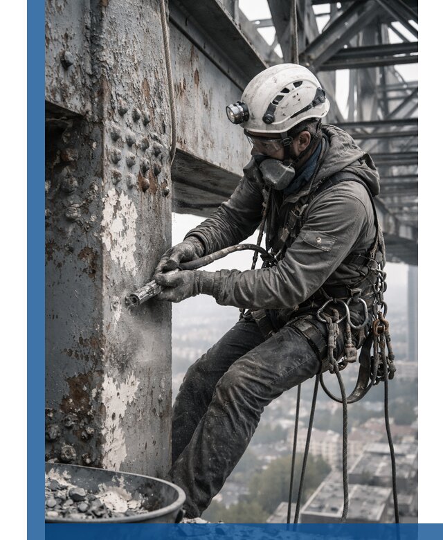 Удаление старой краски с металлических конструкций в Пыти-Яхах