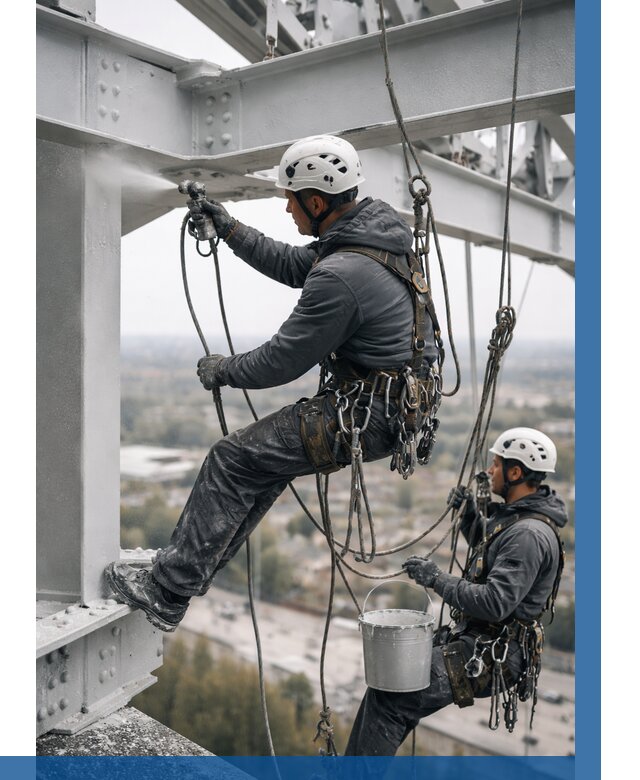 Покраска металлоконструкций на высоте в Пыти-Яхах 356 р |ВЫСОТНИК-Пть