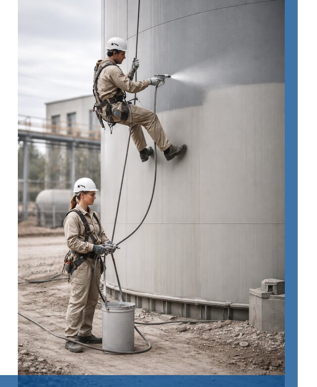 Покраска резервуаров в Пыти-Яхах от 1221 р. | ВЫСОТНИК-Пть — заказать