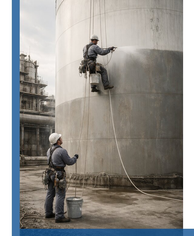 Покраска стальных резервуаров и емкостей в Пыти-Яхах профессионально