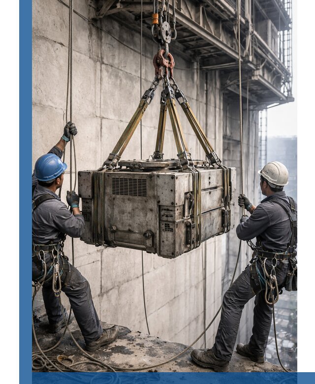 Такелажные работы на высоте, подъем и монтаж грузов в Пыти-Яхах