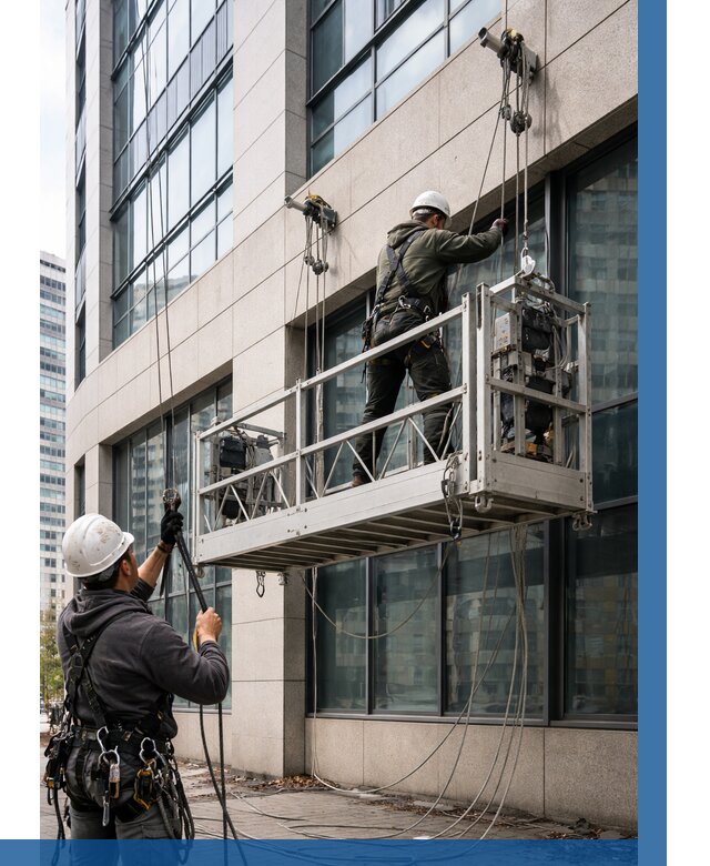 Монтаж и подъем фасадной люльки в Пыти-Яхах от 12208 р. | ВЫСОТНИК-Пть