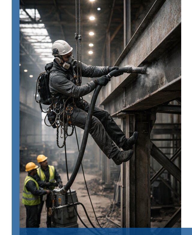 Обеспыливание конструкций в цехах промышленного производства в Пыти-Яхах