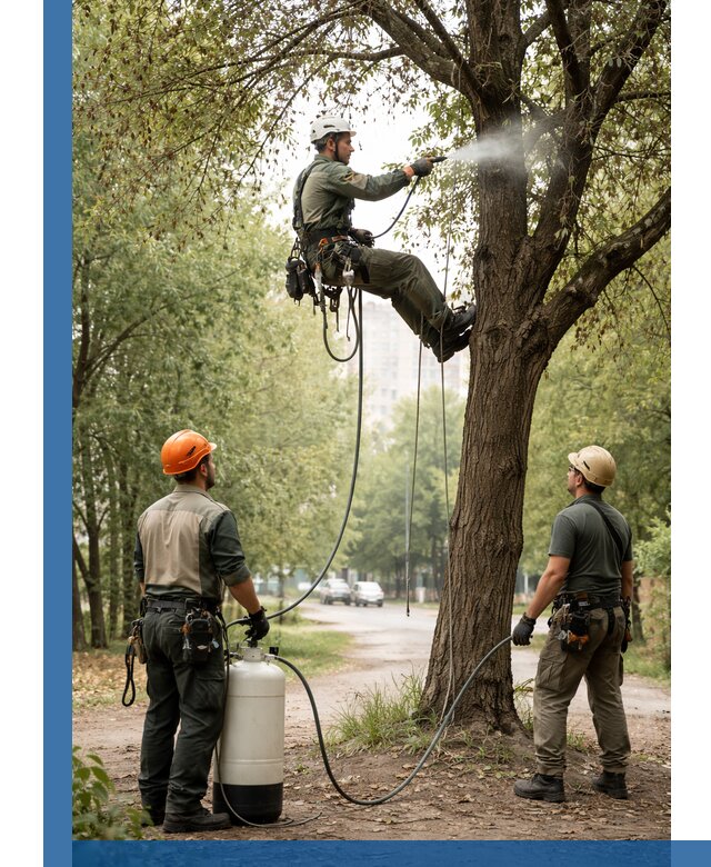 Обработка деревьев от вредителей в Пыти-Яхах профессиональная защита